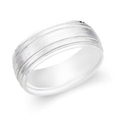 Men's Grooved Wedding Ring-119-01302/R2549SWR8G